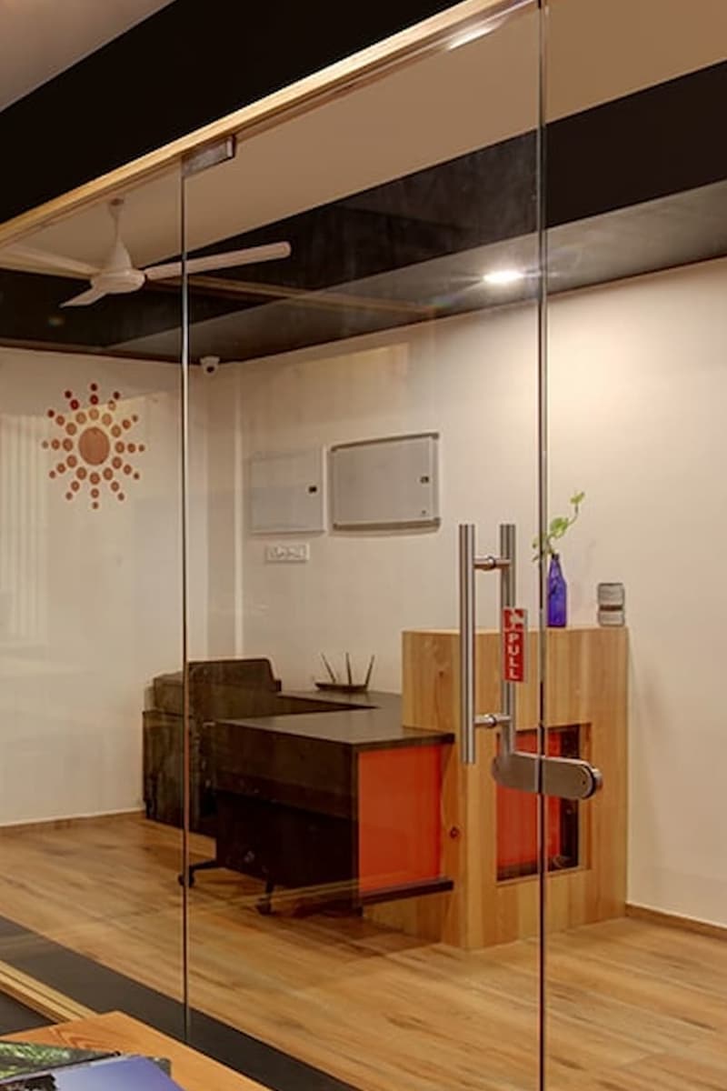 Modern minimalist creative office space